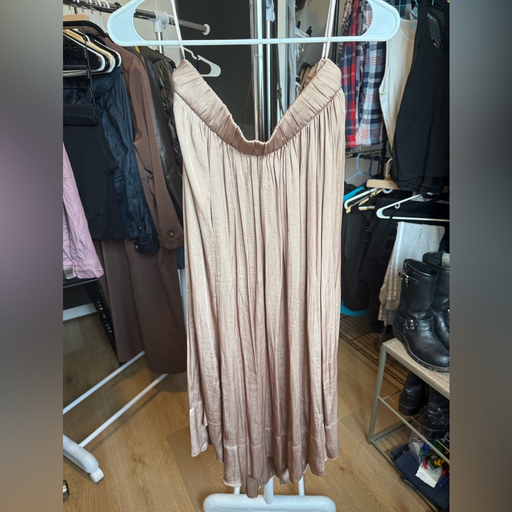 Zara Beige Maxi Skirt